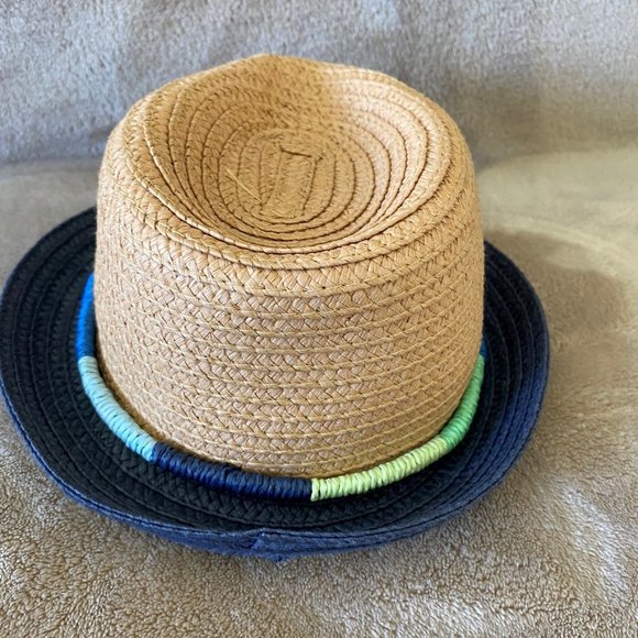 Toddler Boy's Straw Fedora - Picture 2 of 5